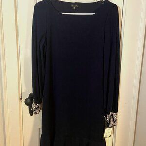 Marina Rinaldi Navy Blue Cocktail Dress Size 4